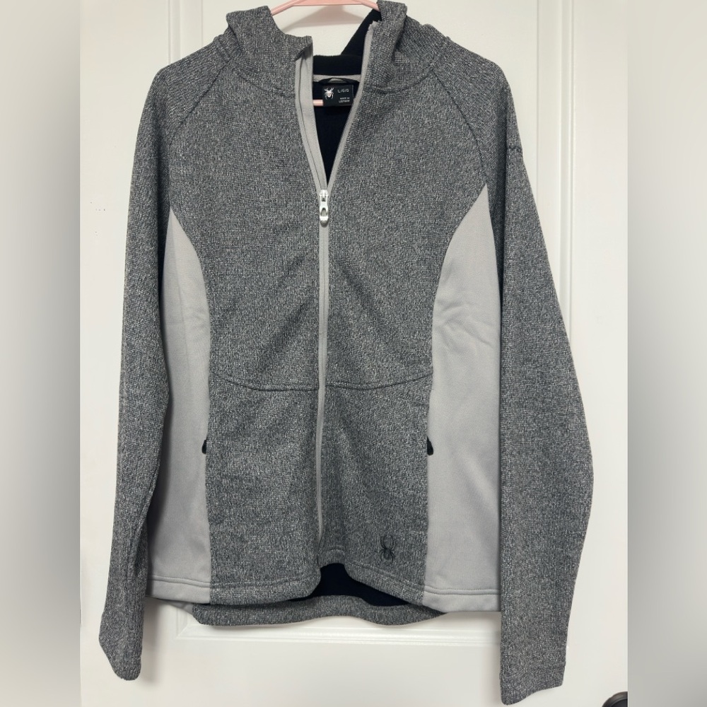 Gray Full-Zip Jacket - image 1